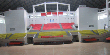 湖南省运会场馆之双峰体育中心看台
