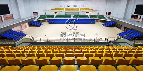B体育平台顺利完成江苏灌南县体育馆看台座椅项目